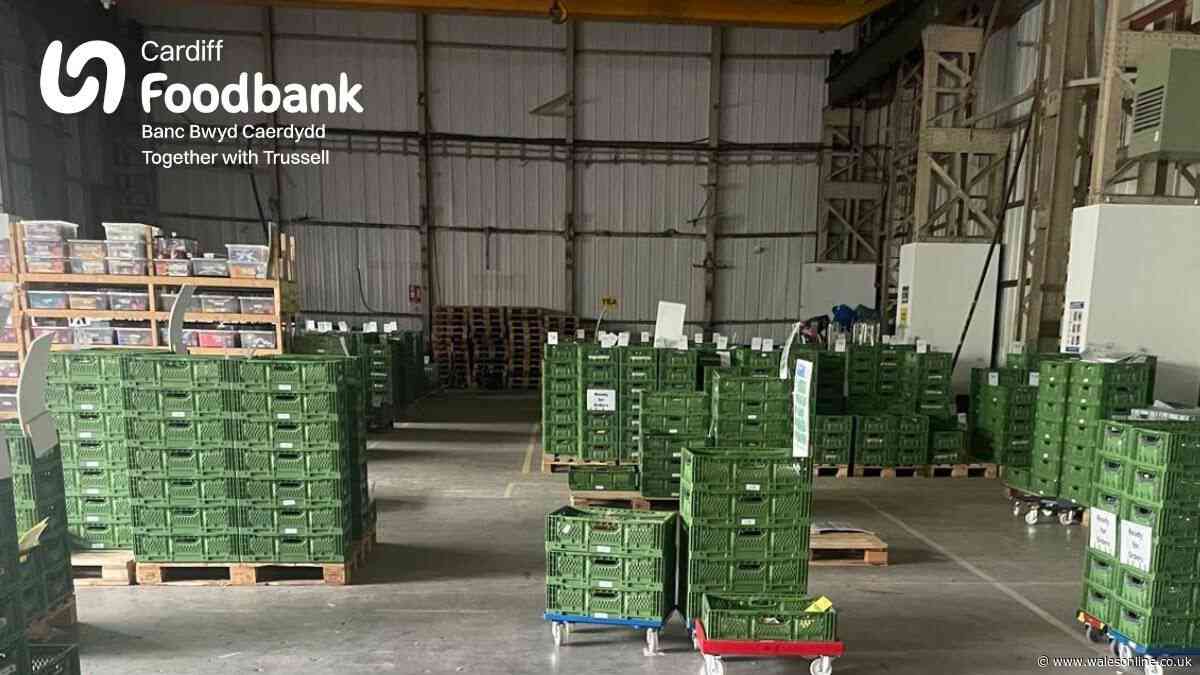 Cardiff foodbank warning as it runs out of essential items for first time ever