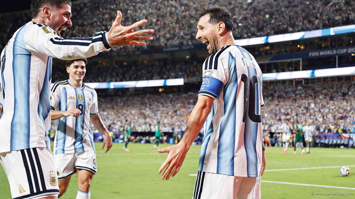 Messi betovert internationale voetbalwereld: ’Gelukkig maar, want hij hield ons de hele nacht wakker’