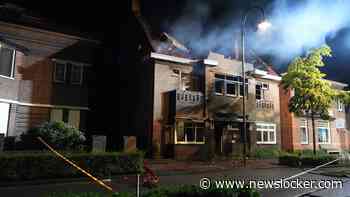 Grote brand in woning in Rijen: brandweer zoekt met drone in huis naar bewoner