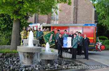FW Alpen: Blaulicht meets Brunnenfest - 100 Jahre Feuerwehr Einheit Veen
