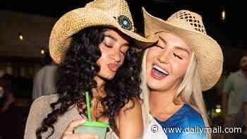 Drinking Dallas dry! England fans are kicked out of a bar by police as they down $4 pints, strip off - and take over the rodeo - hours before World Cup opener against Croatia
