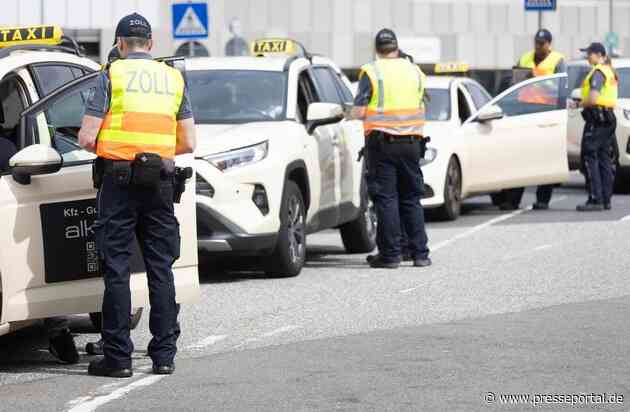 GZD: Zoll prüft Taxi- und Mietwagengewerbe Bundesweite Maßnahmen der Finanzkontrolle Schwarzarbeit