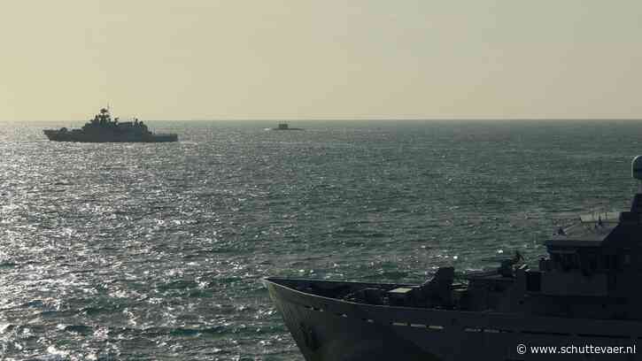 Russisch fregat lost waarschuwingsschoten voor gevaarlijk varend schip