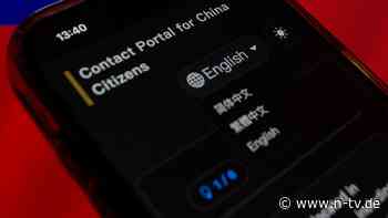 Portal für Geheimdiensttipps: China droht Taiwan mit "entschlossenen Gegenmaßnahmen"