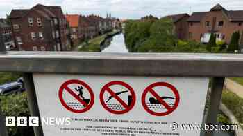 Hidden risks for swimmers at bridge-jumping spot