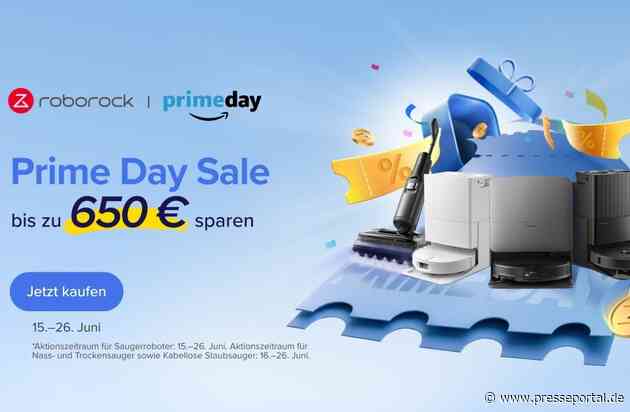 Roborock Rabatte zum Prime Day! Premium-Saugrobotern und Nass-Trockensauger um bis zu 42 % reduziert!