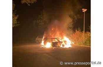 POL-HR: Fahrzeugbrand in Homberg - Drei Pkw betroffen
