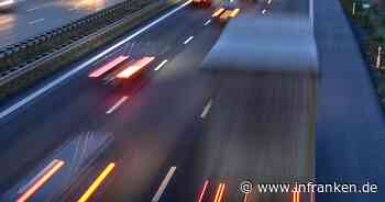 A73 im Kreis Bamberg: Geplatzter Reifen führt zu LKW-Unfall