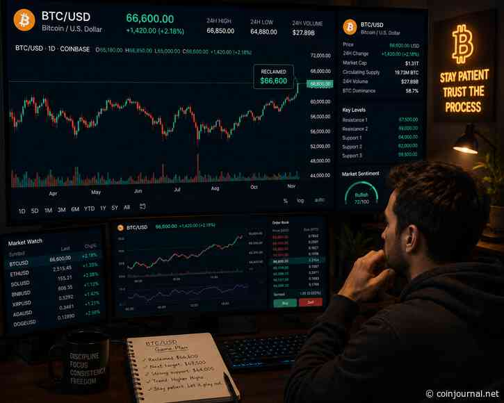 Bitcoin surges above $66,000 as US–Iran peace deal boosts sentiment