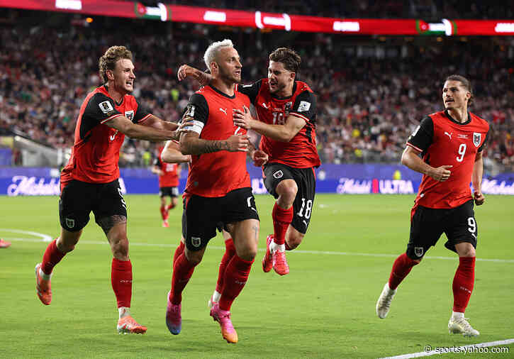 🎥 Arnautovic wins it for Austria 👏! Jordan, historic goal but beaten