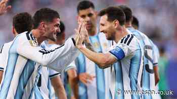 De Paul hails Messi's 'incredible' team mentality