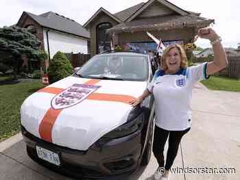 Flags fly high as Windsor super fan goes all in on World Cup