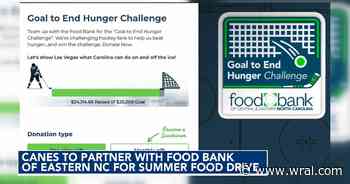 Canes players partner with Food Bank of Central & Eastern NC to sound the siren on food insecurity