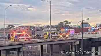 Girl is killed in huge multi-vehicle crash in West Melbourne - as SEVEN other people are injured