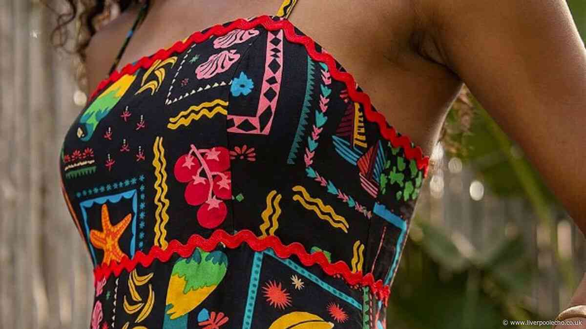 I found a 'charming postcard' beach dress that's 'easy to pack'