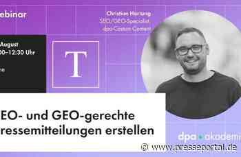 SEO- und GEO-gerechte Pressemitteilungen erstellen und Sichtbarkeit erhöhen