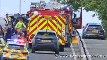 'Multi-vehicle' crash in Moreton as three people in hospital - recap