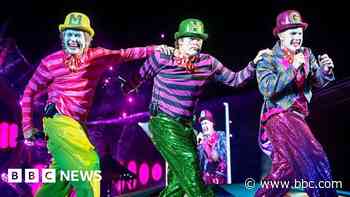 Take That tightrope walker says it's an 'honour' to perform with the group