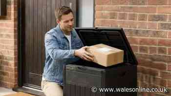 'Sturdy' £37 lockable outdoor storage box great for garden tools and parcels