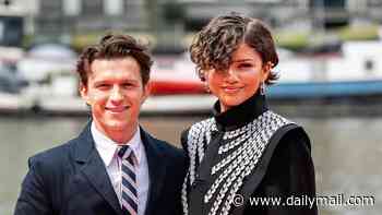 Zendaya flashes her wedding ring as she and Tom Holland are seen together for the first time since confirming they ARE married after months of speculation
