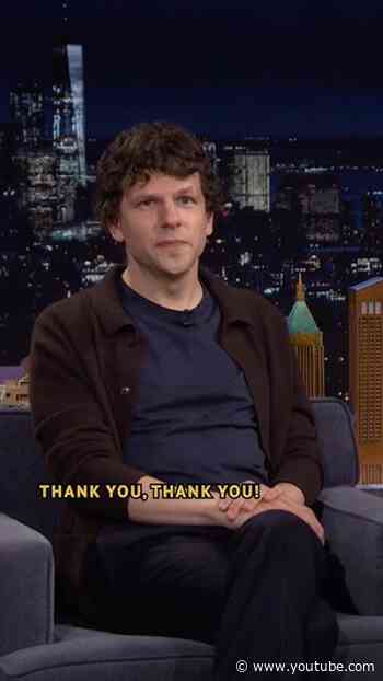 #JesseEisenberg donated his kidney to a complete stranger ❤️ #FallonTonight