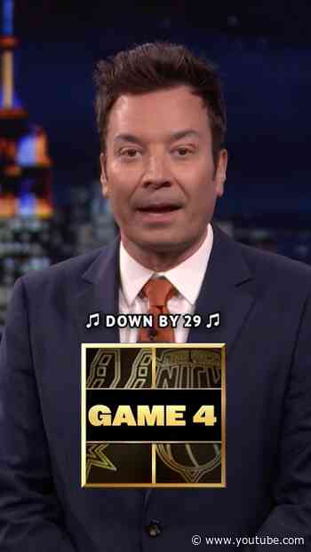 Jimmy breaks down the #NBA Finals! #FallonTonight #KnicksOnFallon #KnicksInStudio6B #NBAFinals