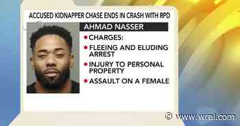 Man charged with assault after crashing into Raleigh police car during chase