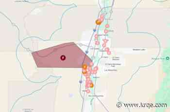 Power outage reported in Valencia County