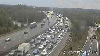 Heathrow M25 traffic live: Airport motorway closed as holidaymakers face major delays