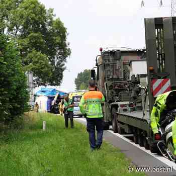 112 Nieuws: Gewonden bij ongeval met drie vrachtwagens op N36 bij Wierden