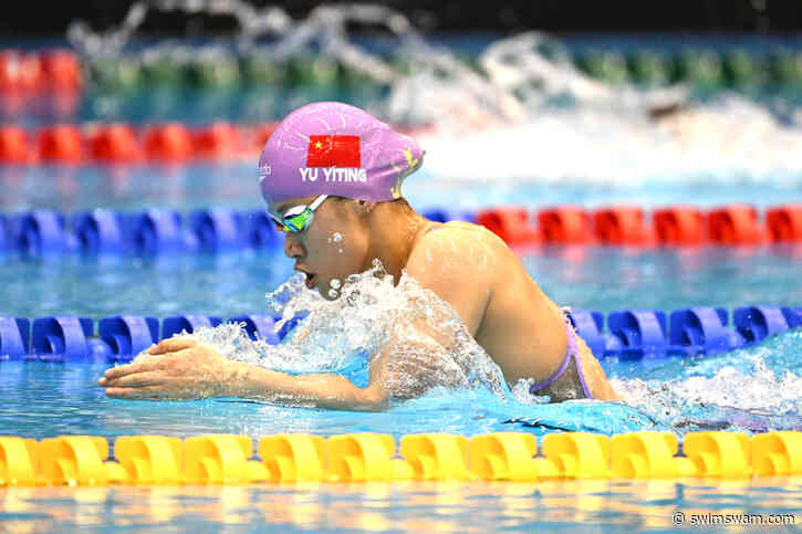 Yu Yiting Clocks 2:06.82 Asian Record in 200 IM at Chinese Nationals, #6 Performer All-Time
