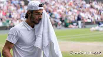 Musetti withdraws from Wimbledon with injury