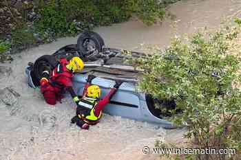 Sa voiture tombe dans un cours d’eau, le conducteur réussit à en sortir avant l’arrivée des pompiers