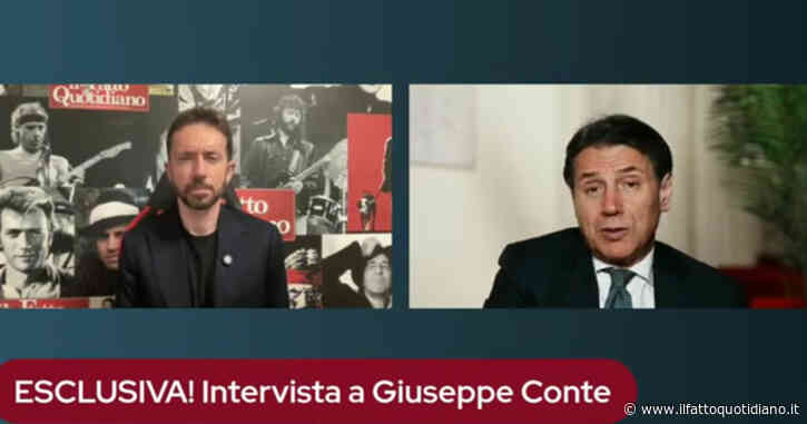 Conte a Scanzi: “Renzi nel campo largo? Non è scontato. Non ragiono per simpatie, ma l’affidabilità è un problema”