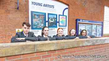 Hymers College art students draw on creative skills to bring Beverley Station to life