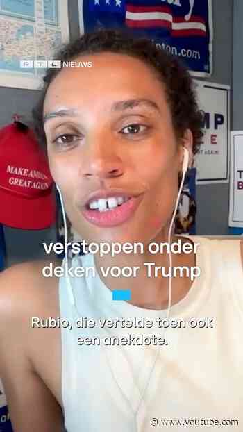 Verstoppen onder een deken voor Trump | RTL Nieuws