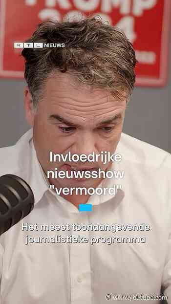 Invloedrijke nieuwsshow 'vermoord' | RTL Nieuws