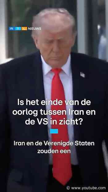 Is het einde van de oorlog tussen Iran en VS in zicht? | RTL Nieuws