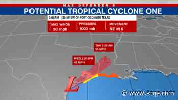 Tropical Storm Arthur, 1st Atlantic storm of the season, forms near Texas coast