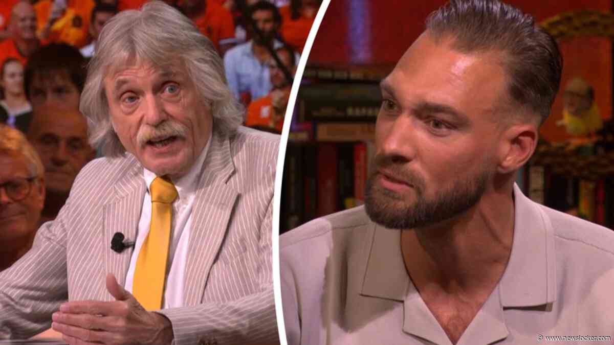Johan Derksen in discussie met Kjeld Nuis: ‘Volgens mij werd er gevraagd wat ik ervan vond’