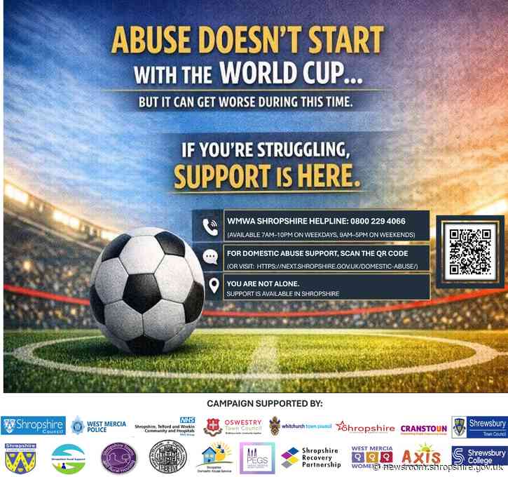 Match Day: domestic abuse support and safety in Shropshire