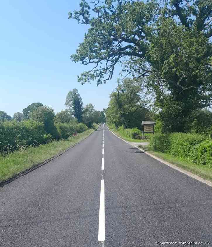 More than 70 roads surface dressed across Shropshire