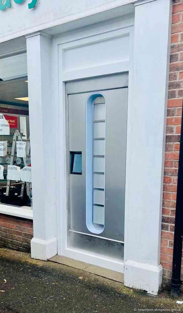 UKSPF grant enables 24/7 prescription collection at Lunts Pharmacy in Ludlow