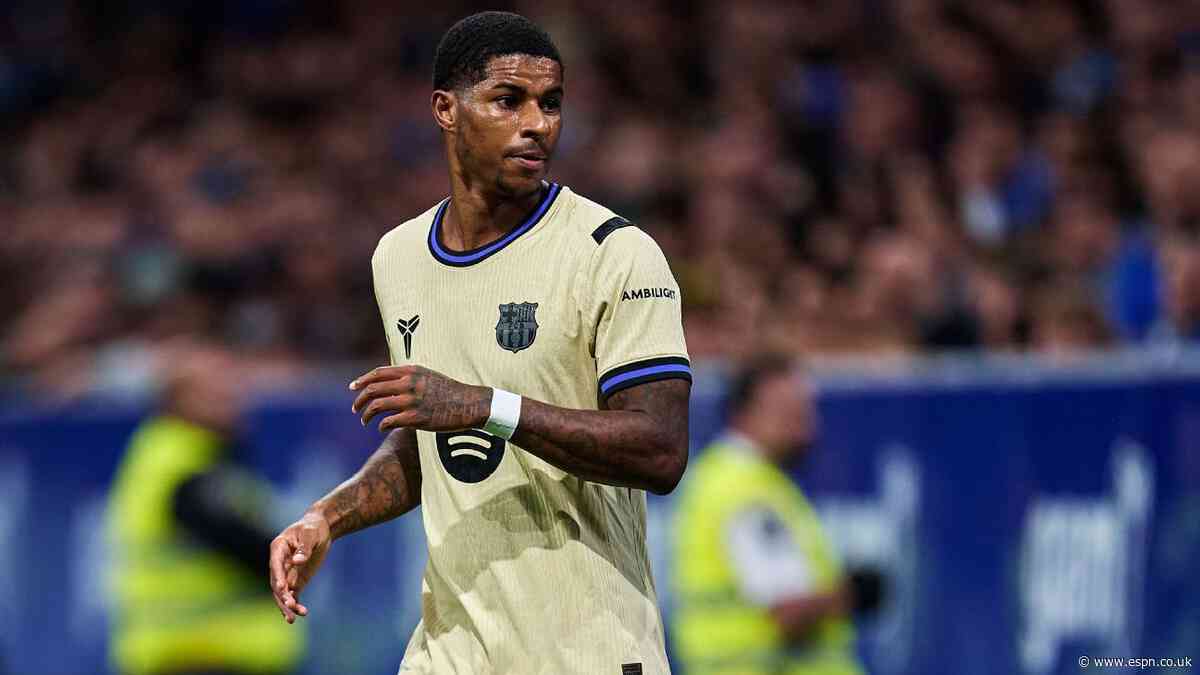 Sources: No Utd plans for 2nd Rashford Barça loan