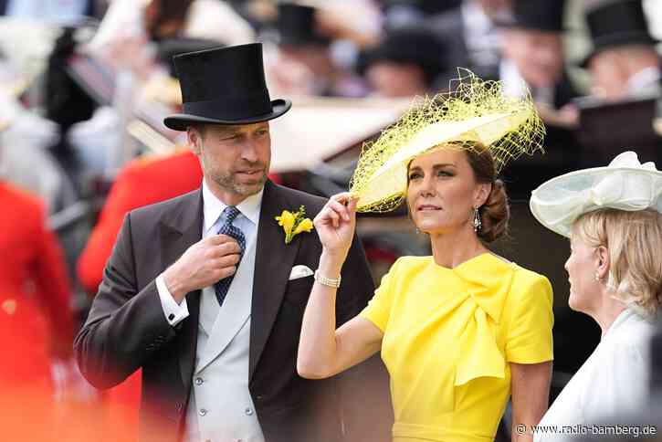 Alle Augen auf die Hüte: Royals bei Pferderennen in Ascot