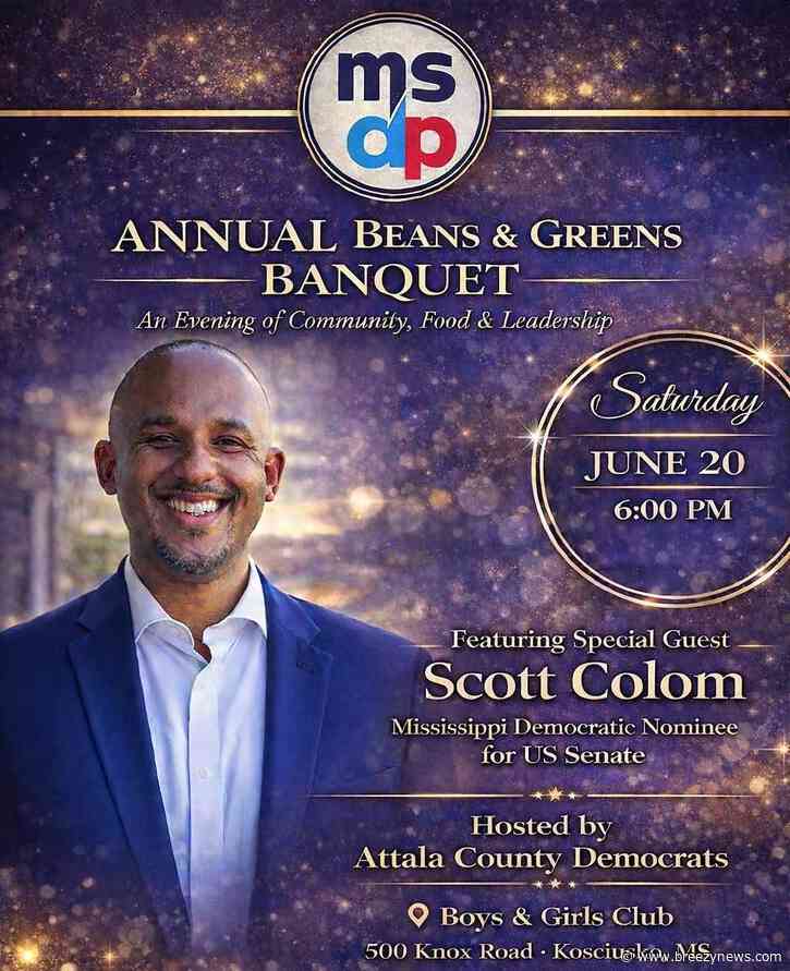 Attala County Democratic Executive Committee to host Juneteenth-themed banquet in Kosciusko