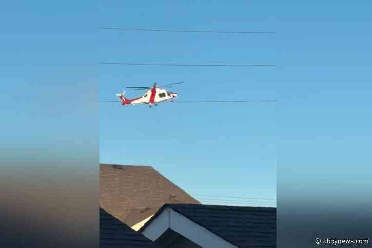 Woman struck by pickup truck in Mission, airlifted to hospital