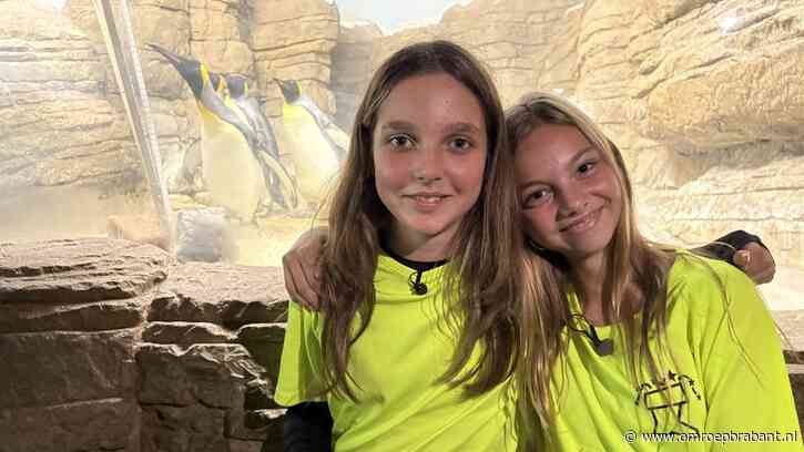 Suzi en Pip vernoemen pinguïn naar overleden leraar: ‘Je vergeet hem niet'