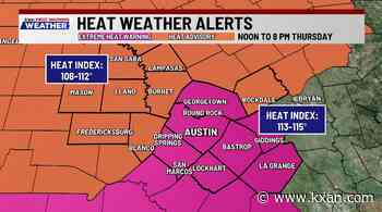 Increasing heat & humidity, heat alerts issued
