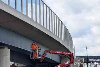 Wieder freie Fahrt auf der Brücke in der „Spinne“